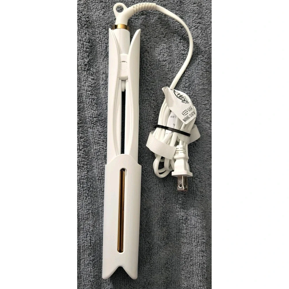 Kristin Ess Hair 3-In-One Flat Iron 1.25 Inch Hair Straightener White